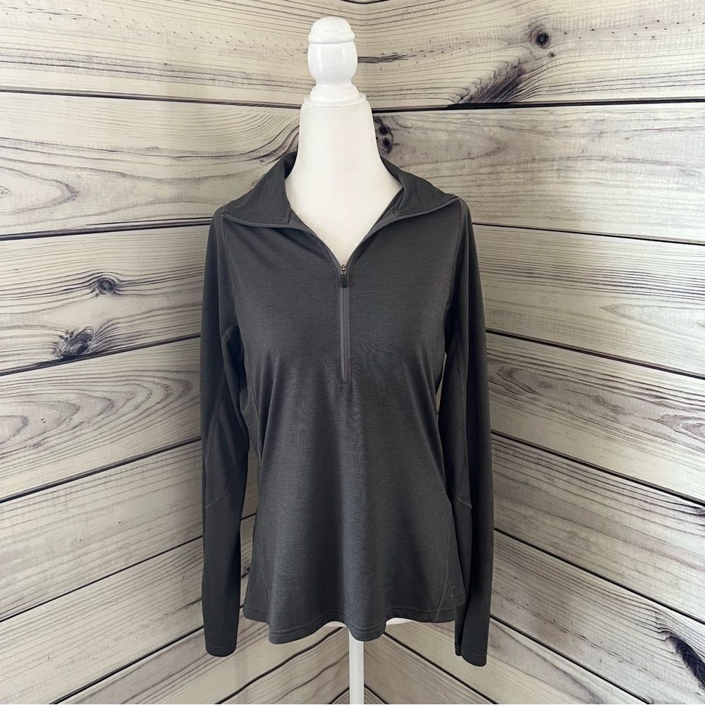 Columbia Titanium Omni-Shade Grey Quarter Zip Pullover
